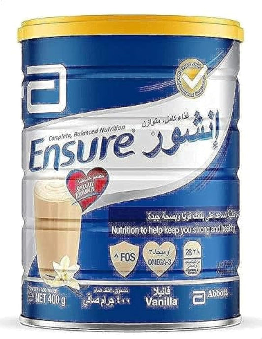Ensure Complete and Balanced Nutrition Powder with Vanilla - 400 Grams