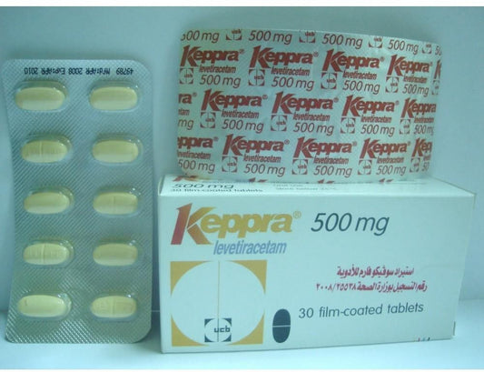 Keppra 500 mg - 30 F.C. Tablet