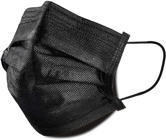 Black Earloop Face Mask - 50 Pcs in box