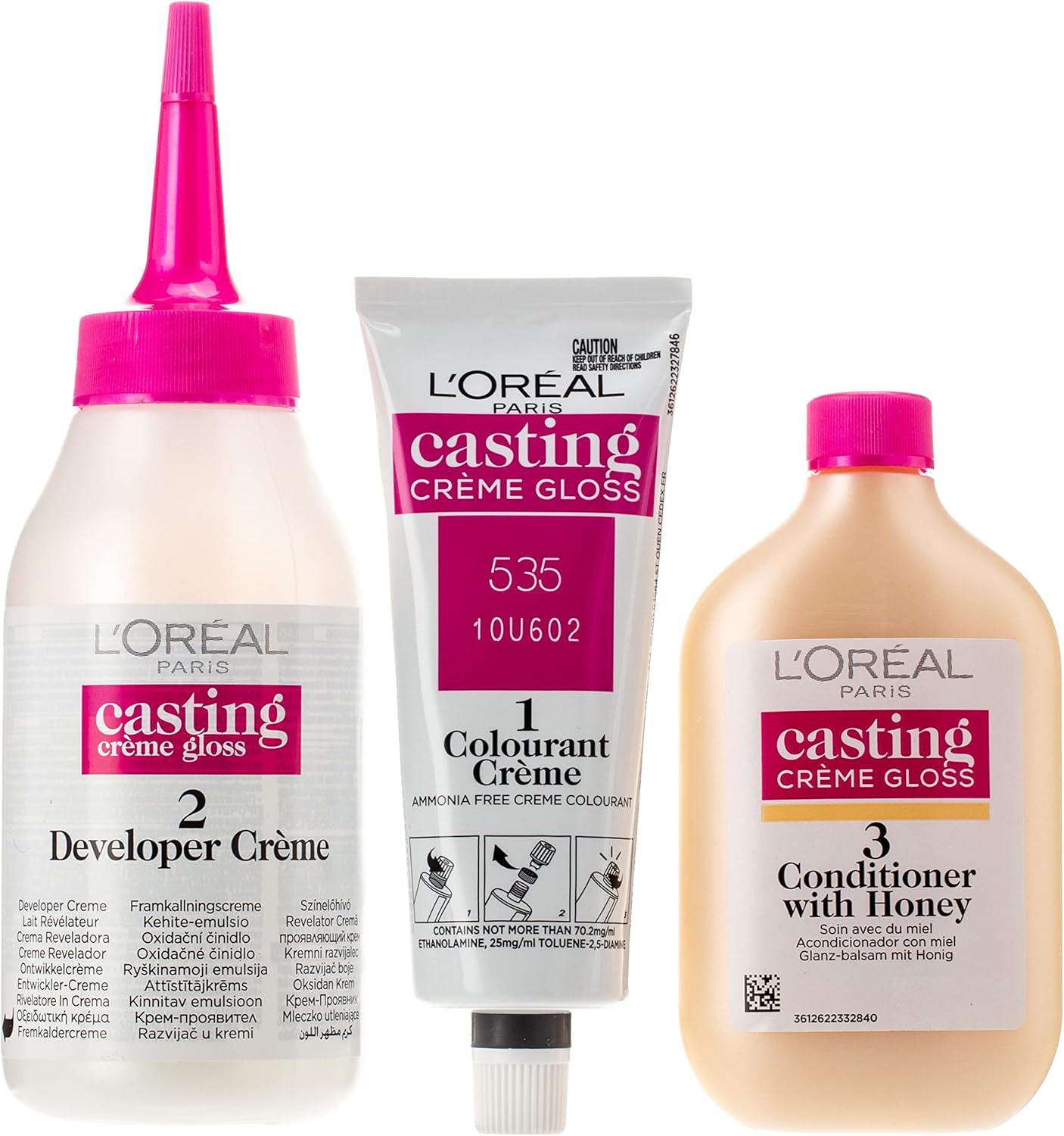 L'Oréal Paris Casting creme gloss - 535 Mahogany Golden Light Brown - 48ml - 72ml - 60ml