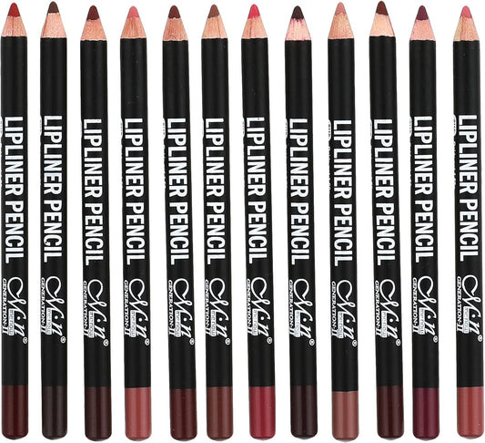 M.N Lip Liners 12 colors