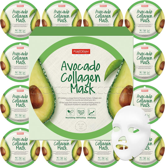 purederm mask eye avocado