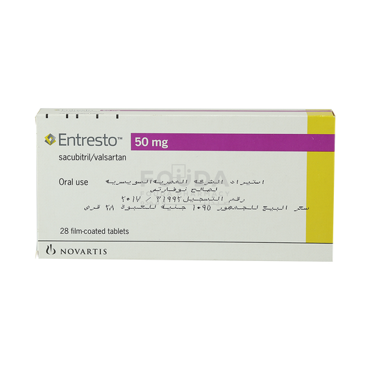 Entresto 50 mg 28 Tablets