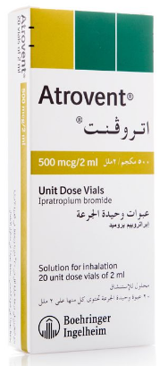 Atrovent 500 Mcg/2Ml, For Asthma Symptoms - 20 Vials