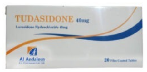Tudasidone 80 mg 20 f.c.tabs