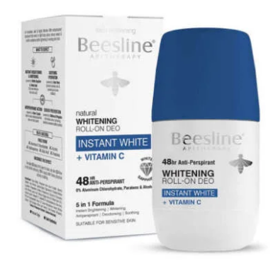 BEESLINE WHITENING ROLL-ON DEODORANT Instant White 5×1