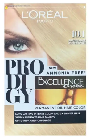L'Oréal Paris Prodigy Excellence Creme Haircolor 10.1 Light ash blonde