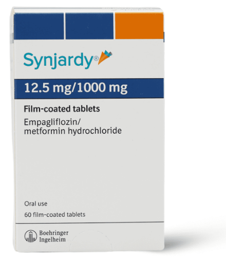 Synjardy 12.5/1000 mg 60tab