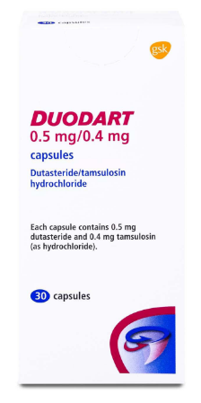 Duodart 0.5/0.4 mg - 30 Capsules