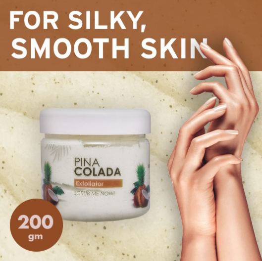Raw African Pina Colada Facial Scrub For Women, 200 ml