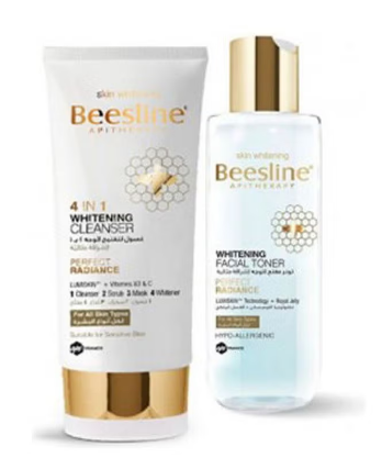 Beesline 4 In 1 Whitening Cleanser Plus Facial Toner White