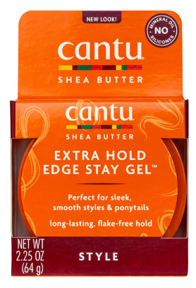 Cantu Extra hold edge stay gel 64g