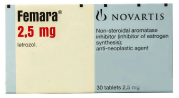 Femara 2.5 mg - 30 Tablets