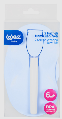 Wee Baby 2-Section Feeding Bowl Set