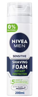 Nivea Sensitive Shaving Foam For Men 200ml