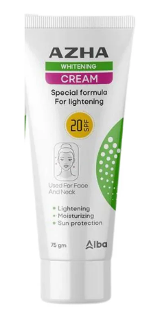 AZHA WHITENING CREAM 20 SPF 75 GM