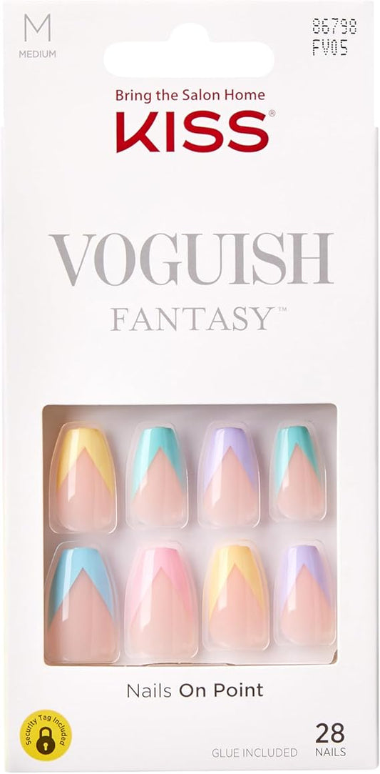 KISS KS Voguish Fantasy Nails- Disco Ball FV05