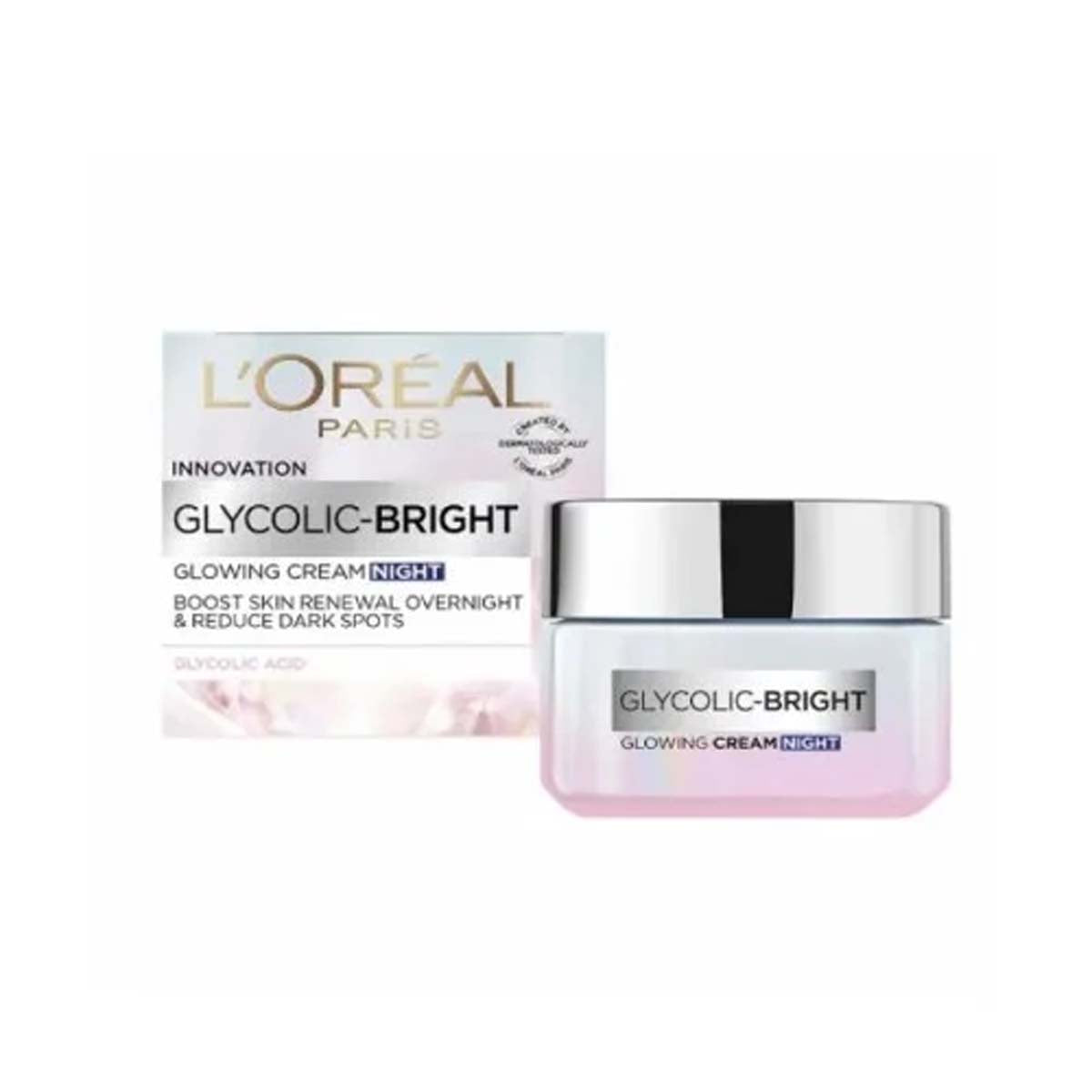 LOREAL GLYCOLIC BRIGHT CREAM NIGHT