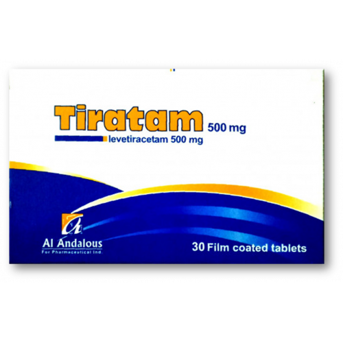 Tiratam 500mg 20 f.c. tablets
