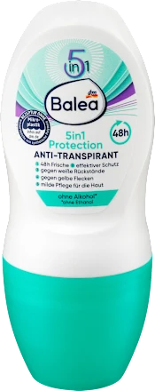 Balea Antitranspirant Deo Roll-on 5in1 Protection, 50 ml