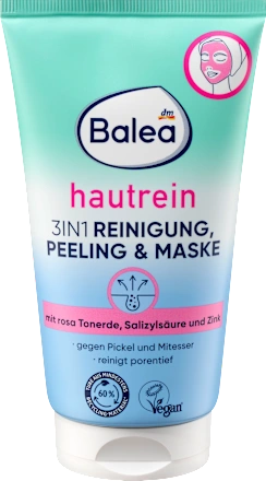 Balea hautrein 3in1 Reinigung Peeling & Maske