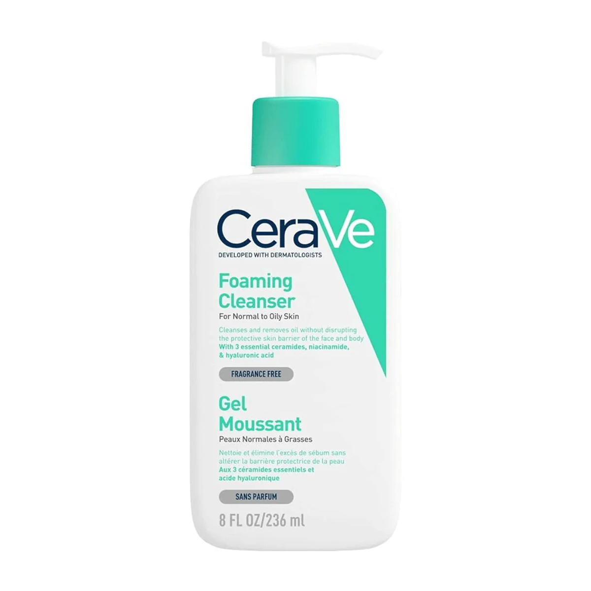 cerave foaming cleanser gel 236ml