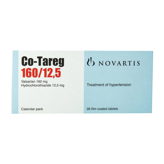Co-Tareg 160/12.5 Mg 28 Tab