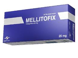 Mellitofix 25 mg 30 f.c. tabs