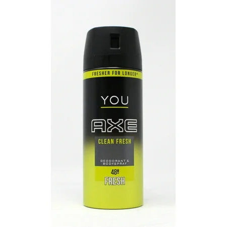 AXE You Clean Fresh Deodorant & Bodyspray 5 Ounce