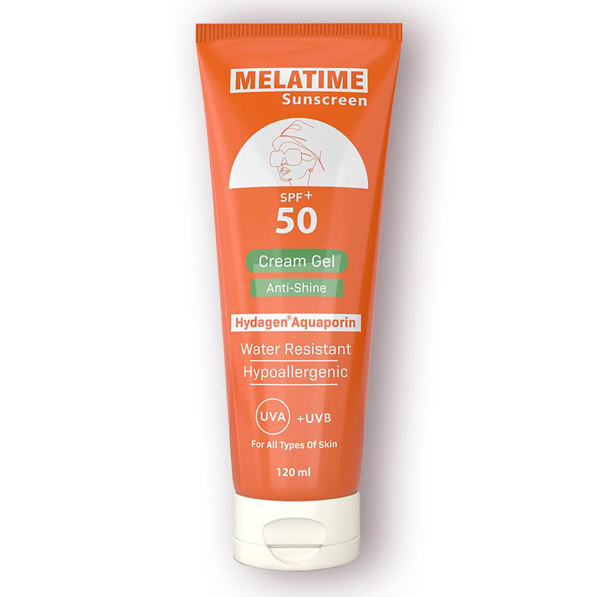 melatime sun 50+ cream gel 120ml