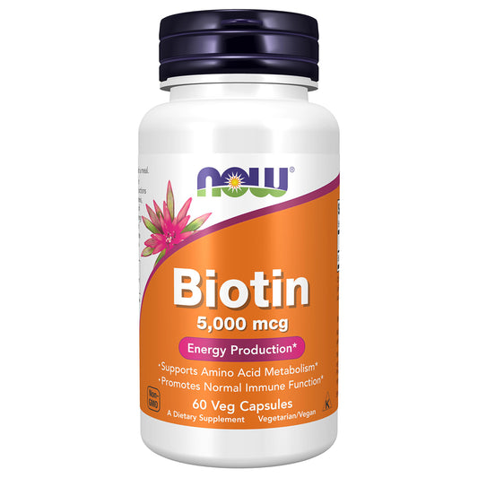 now biotin 5000mg cap