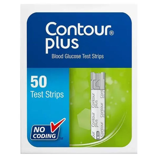 Contour Plus 50 Blood Glucose Test Strips