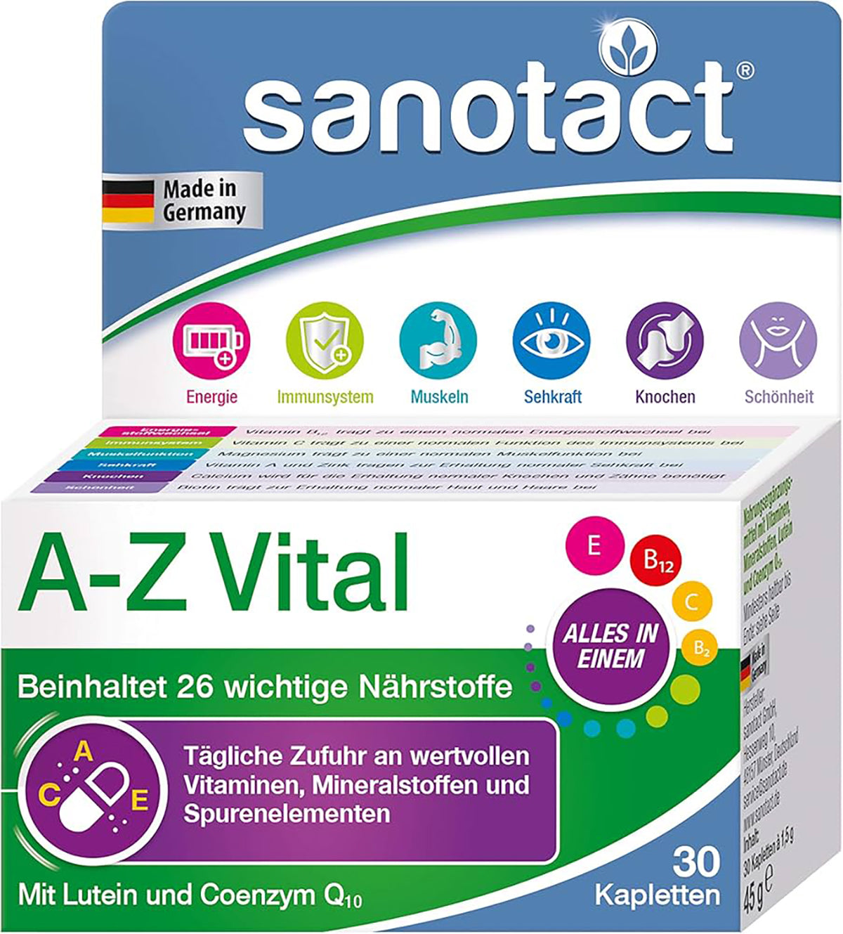 sanotact A-Z VITAL EFF