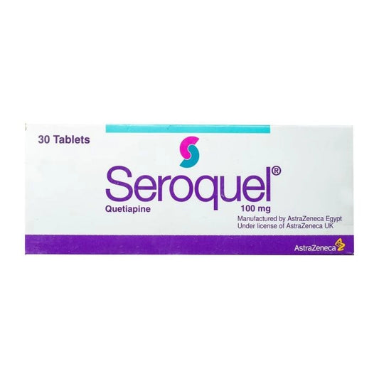 Seroquel 100mg 30 tab